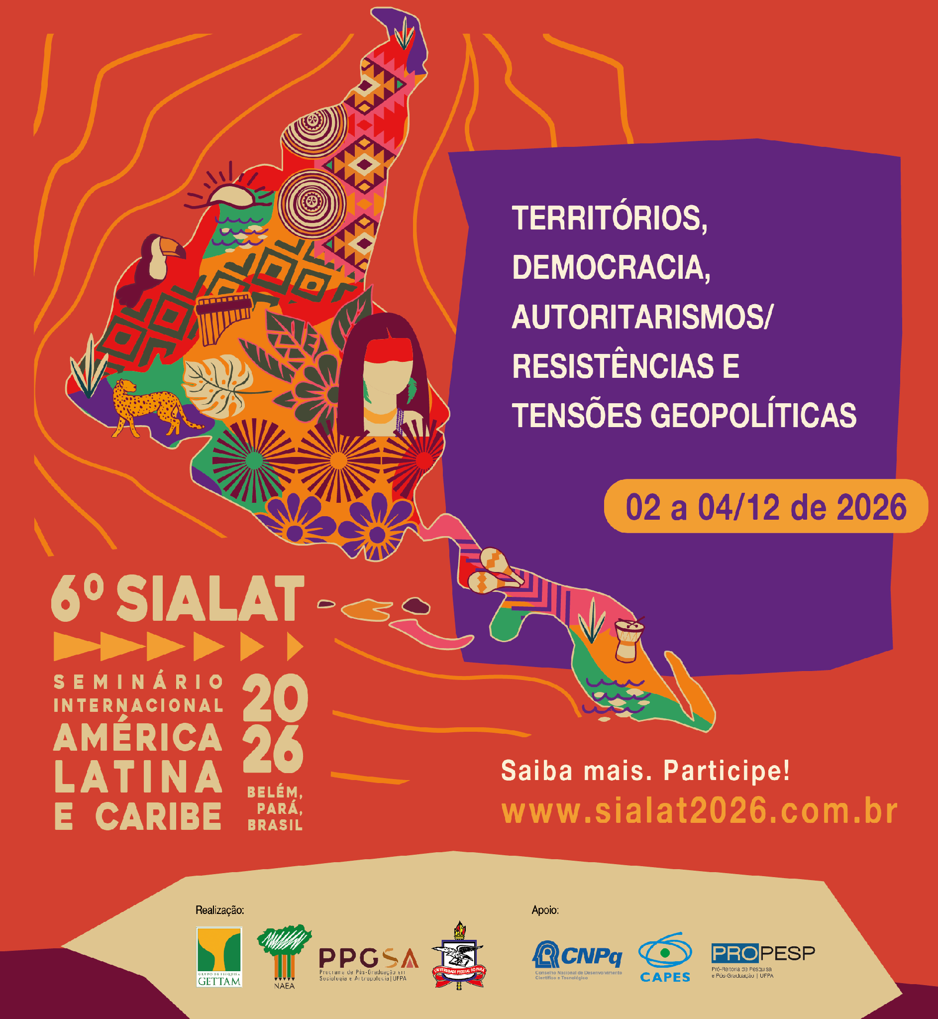 VI SIALAT ocorrerá no mês de  dezembro