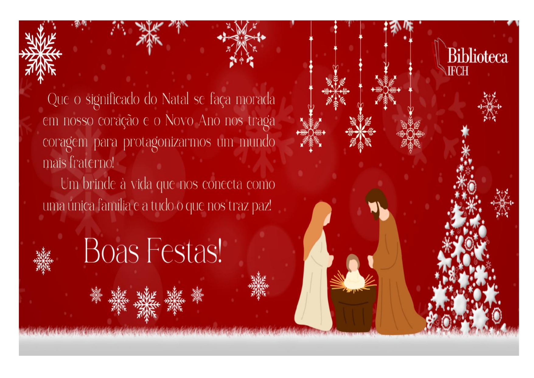 Votos de Boas Festas da Biblioteca Setorial